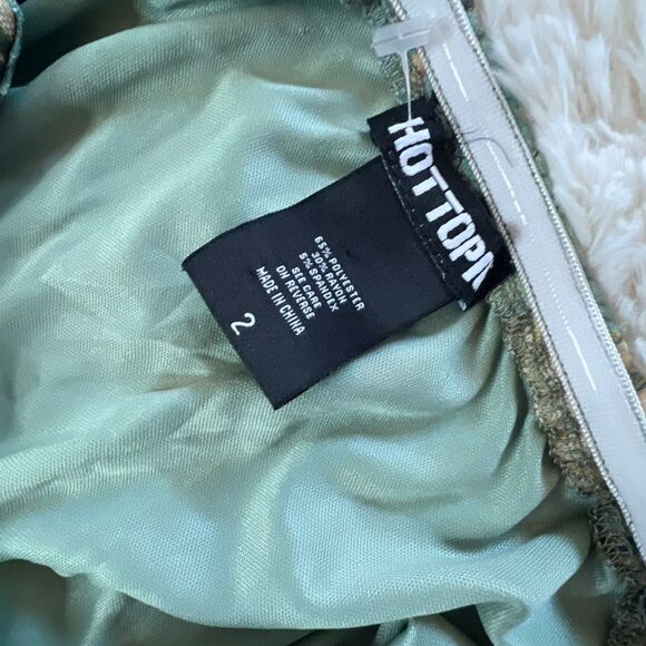 Hot Topic The Birth Of Venus Mesh Tiered Halter Dress Plus Size 2 Nwot - Picture 3 of 4